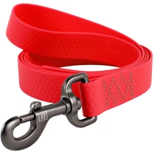 Поводок WAUDOG Waterproof, светящийся 25 мм 122 см красный (27233): Тип Поводок