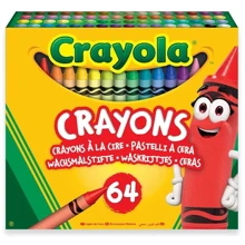 Набор восковых мелков Crayola, 64 шт (52-6448): Тип Восковые
