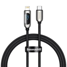 Кабель Baseus Cable USB-C to Lightning Display 20W 2m Black (CATLSK-A01): Тип USB-C - Lightning