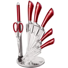 Набор кухонных ножей Berlinger Haus Metallic Line Burgundy Edition 8 предметов (BH 2043I): Наименование Набор кухонных ножей 8 пр.