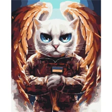 Картина по номерам Brushme Котик Ангел ©Марианна Пащук 40х50 см (BS53421): Производитель Brushme