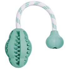 Іграшка для собак Trixie Denta Fun М'яч на мотузку 28 см (4011905329451): undefined undefined