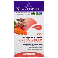 New Chapter 55+ Every Woman's One Daily Multi 72 Veggie Tabs Мультівітаміни для жінок 55+: Тип мультивітаміни