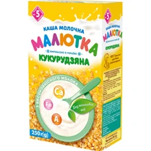 Каша молочная Малютка кукурузная 250 г (4820199501319): Тип Каши молочные