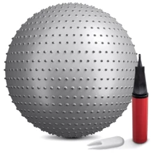 Мяч для фитнеса Hop-Sport 65 cм HS-R065GB silver + насос: Диаметр, см 65