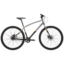 Велосипед Pride ROCKSTEADY 8.3 28" рама - L 2020 BLACK/GRAY: Материал рамы Сталь