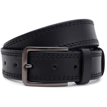 Чоловічий ремінь Borsa Leather чорний (115v1fx69-black): Стать Мужской