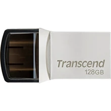 USB-флешка Transcend 128GB JetFlash 890 USB 3.1/Type-C Silver (TS128GJF890S): Стандарт USB USB Type-C / USB 3.1