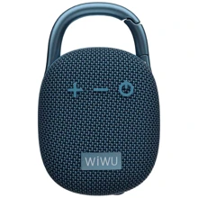 Акустика WIWU H3 Clip Fun Portable Wireless Speaker Blue: Цвет синий