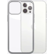 Чехол для iPhone PanzerGlass Clear Case Satin Silver for iPhone 12 Pro Max (0272): Цвет серебристый