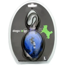 Поводок-рулетка Flamingo Dogx2GO Belt Glassy для собак до 35 кг светоотражающая лента 2 м синий (43851): Тип шнура Лента
