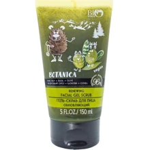 Bio World Botanica Гель-скраб для лица обновляющий Кедровый орех Базилик Олива 150 ml: Пол Для женщин