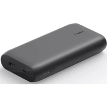 Внешний аккумулятор Belkin Power Bank 20000mAh 30W USB-A/USB-C Black (BPB002BTBK): Количество USB 2