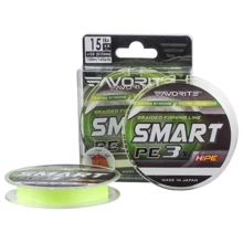 Favorite Smart PE 3x 150м, #0.25/0.085мм, 2.2кг, fluo yellow (1693.10.52): Тип Шнур