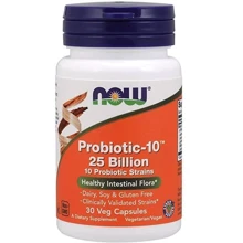 NOW Foods Probiotic-10 25 billion 30 veg caps: Форма выпуска Капсулы