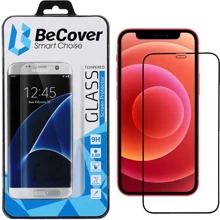 Защитное стекло для iPhone BeCover Tempered Glass Black for iPhone 12 Mini (705378): Тип защиты экрана на экран