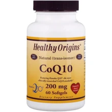 Healthy Origins CoQ10 Kaneka Q10 200 mg 60 Softgels Коензим Q10: Тип Коензим