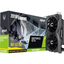 Відеокарта Zotac GeForce GTX 1660 SUPER AMP 6GB (ZT-T16620D-10M): Обсяг пам'яті, Гб 6