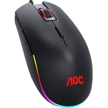 Мышь AOC GM500 RGB USB Black (GM500DRBE): Интерфейс подключения USB