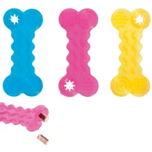 Іграшки для ласощів для собак Flamingo Good4Fun Bone кісточки рельєфні яскраві гума S 10 см (43040): Виробник Flamingo