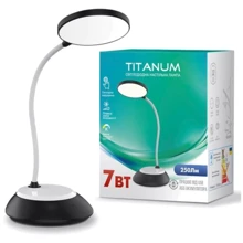 Настільна лампа TITANUM LED DC3 7W 3000-6500K USB black (TLTF-022B): Тип Настольные лампы