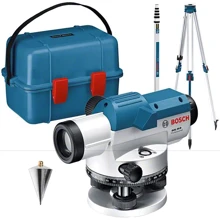 Оптический нивелир Bosch GOL 20 D + BT160 + GR500 (0601068402): Тип Оптические