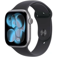 Apple Watch Series 11 GPS 42mm Space Grey Aluminium Case with Black Sport Band - S/M (MEQW4): Размер корпуса 42mm
