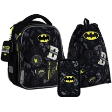 Набор Kite рюкзак + пенал + сумка для обуви 555 DC Batman (SET_DC25-555S): Производитель KITE