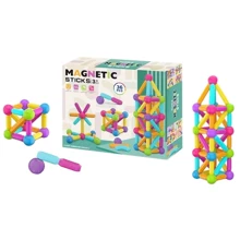 Магнитный конструктор A-Toys Magnetic sticks 36 деталей (158-11): Количество деталей, шт. 36