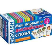 Мои первые английские слова. 333 карточки для запоминания: Производитель Айрис
