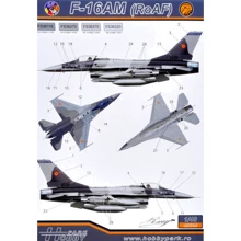 Декаль HOBBY PARK для самолета F-16AM/BM (RoAF) HP48304: Производитель HOBBY PARK