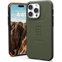 Чехол для iPhone Urban Armor Gear UAG Civilian Magsafe Olive Drab (114295117272) for iPhone 15 Pro Max: Цвет зеленый
