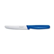 Кухонний ніж Victorinox хвиль. з синьою ручкою 11см (5.0832): Лезо нержавіюча сталь