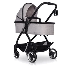 Универсальная коляска 2 в 1 Euro-Cart Crox 9023-ECC-04, Pearl, серый: Тип коляски Универсальная коляска (2-в-1)