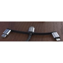 Кабель FuseChicken USB Cable to Lightning / microUSB / USB-C Rebel 1.5m Black Довічна Гарантія від Виробника: Тип USB Cable - Lightning/microUSB/USB-C
