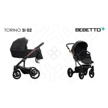 Универсальная коляска 2 в 1 Bebetto TORINO Si (02) медная рама (503.26.19.M02): Тип коляски универсальная коляска (2-в-1)