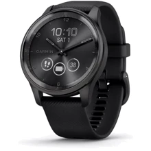 Смарт-часы Garmin Vivomove Trend Slate Stainless Steel Bezel with Black Case and Silicone Band (010-02665-00): Дисплей 1.01" x 0.74" (254 x 346)