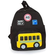 Детский рюкзак Evo-kids Small Bus Black (2418-7 Black Bus): Возрастная группа от 2 до 7 лет