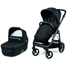 Коляска 2в1 Peg-Perego Veloce True Black (PACK-VEL8100000018): Тип коляски Универсальная коляска (2-в-1)