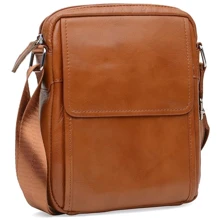 Мужская сумка через плечо Borsa Leather коричневая (K1321-1-coniac): Пол Мужской