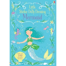 Little Sticker Dolly Dressing Mermaid / Книга з наклейками Русалочка: Виробник Usborne