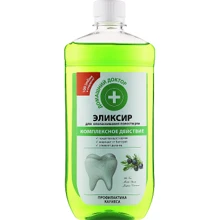 Домашній Лікар Еліксир для рота комплексна дія 500 ml: Призначення Очищення