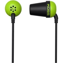 Наушники Koss The Plug Green (185323.101): Тип конструкции вакуумные