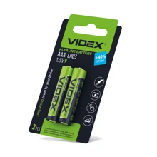 VIDEX AAA bat Alkaline 2шт (25399): undefined undefined