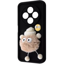 Чохол для телефона Mobile Case Pretty Things Black/Fluffy White для Xiaomi Redmi 14C 4G / A4 / Poco C75 4G: Сумісність Xiaomi Redmi 14C 4G / A4 / Poco C75 4G