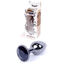 Анальная пробка с кристаллом BOSS of TOYS Boss Series - Jewellery Dark Silver PLUG Black S, BS6400029: Для кого Унисекс