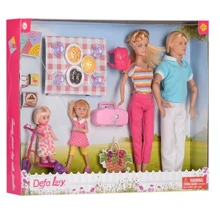 Набір ляльок Bambi DEFA Lucy Сім'я 8301 (Рожевий): Виробник Bambi
