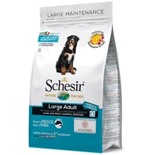 Schesir Dog Large Adult Fish 12 кг: Тип Сухой корм