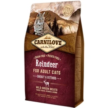 Сухой корм для взрослых активных кошек Carnilove Raindeer Energy & Outdoor 2 кг (8595602512256): Тип Сухой корм