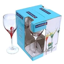 Келих Набір келихів Luminarc Drip Red C9256 (4 пр.) (350 мл): undefined undefined